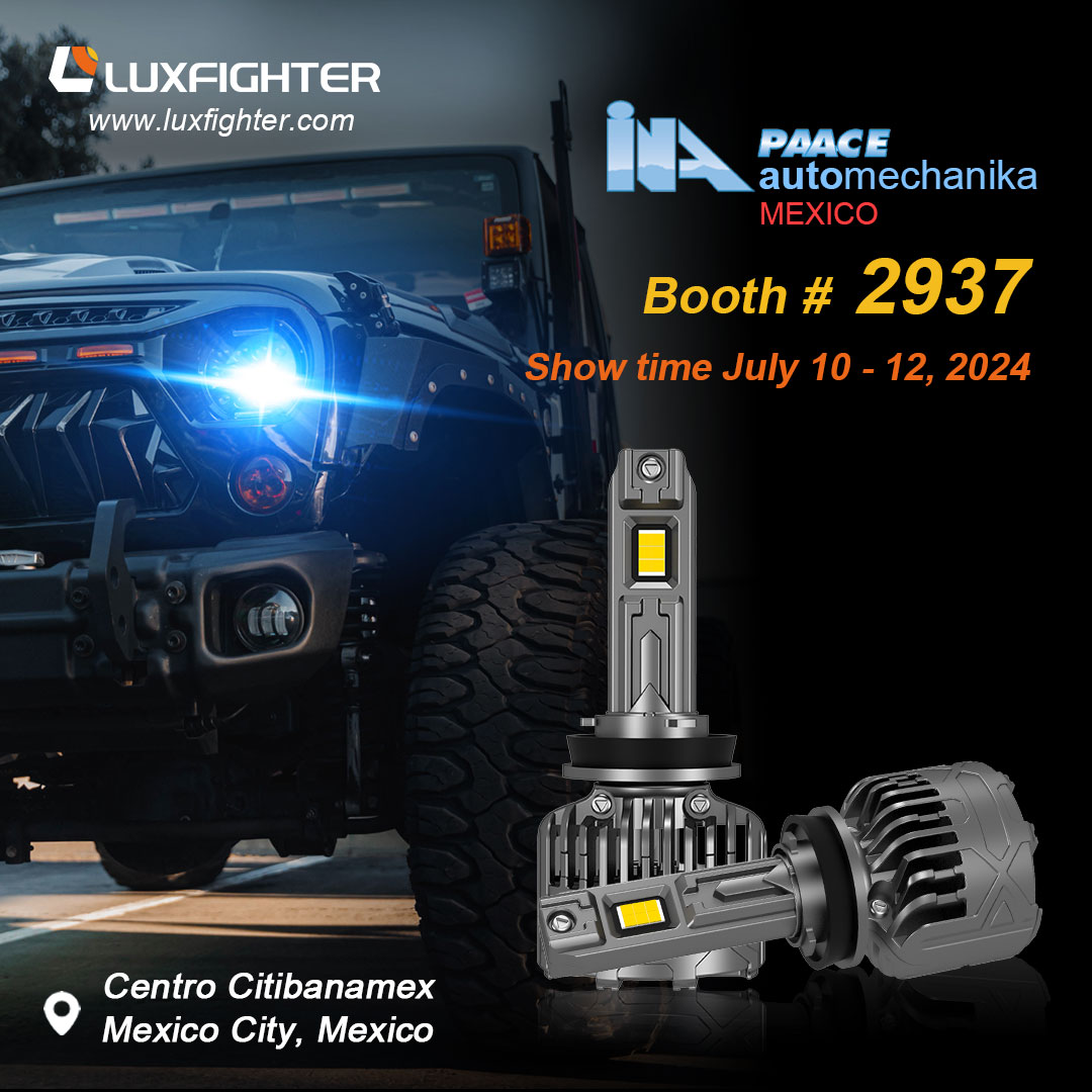 LUXFIGHTER Auto-LED-Scheinwerfer 2024 Mexiko INA PAACE